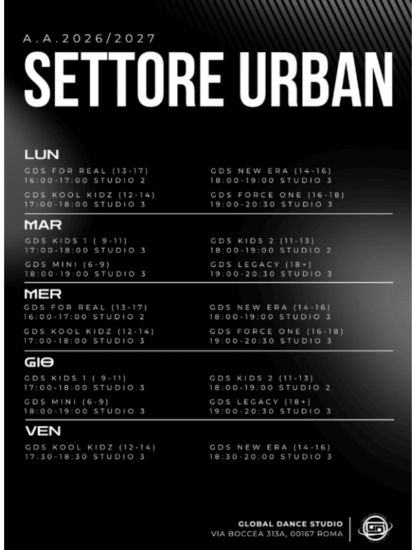 GDS_Orari_Urban